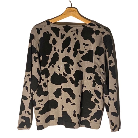 Oliver Perry Silk-Blend Button Down Cardigan - Picture 2 of 4